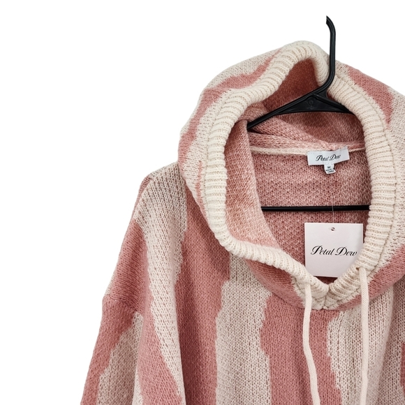 Petal Dew Women's Poly Swirl Hoodie Artsy Sweatshirt - M - Picture 3 of 8